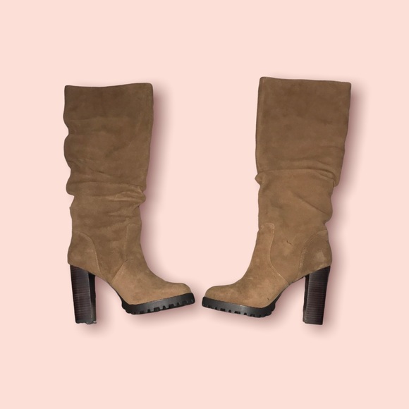 Aldo Shoes - Aldo Tan Suede boot Platform Size 8